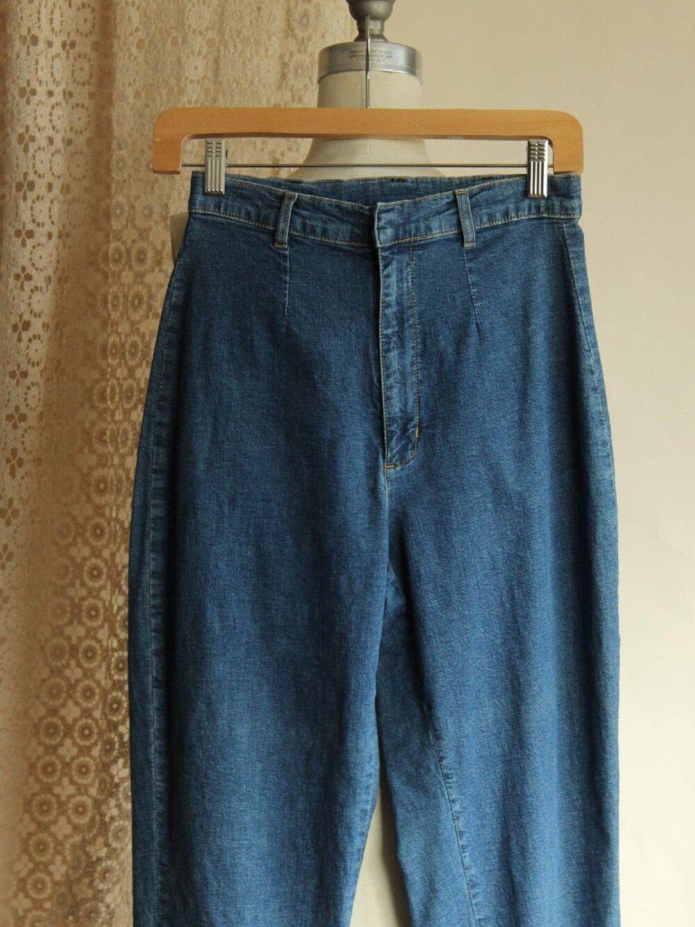Vintage 1980s 1990s Mom Jeans, Sag Harbor High Waisted Denim Pants, Size 8 - Picture 4 of 12